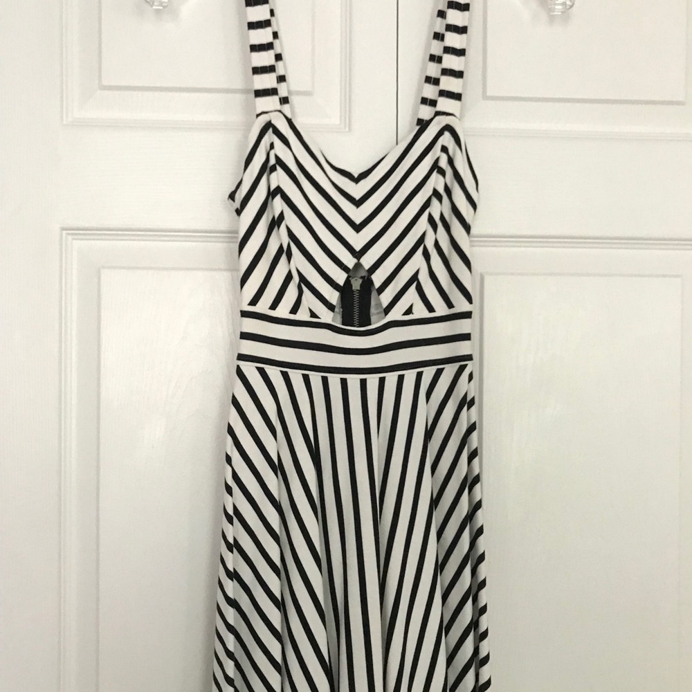 Black & White Stripe Dress